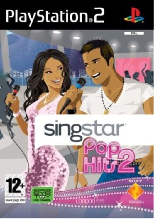 SingStar: Pop Hits 2 PS2 box art