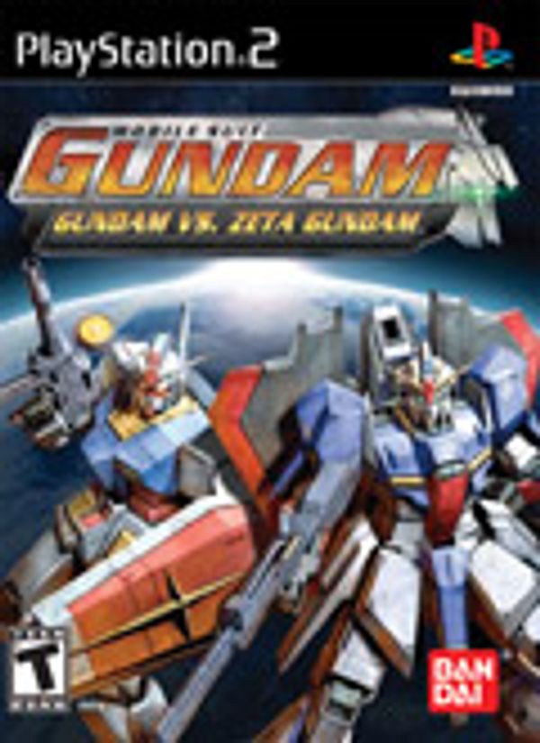 Gundam vs Zeta Gundam PS2 box art