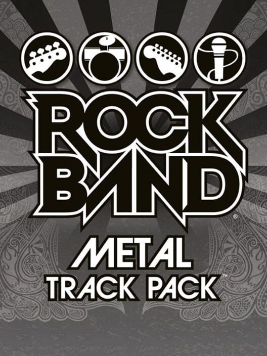 Rock Band: Metal Track Pack PS2 box art