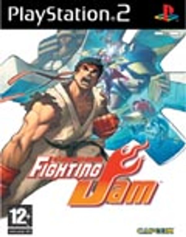Capcom Fighting Jam (Aka Capcom Fighting Evolution) PS2 box art