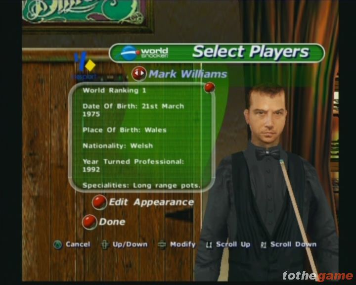World Championship Snooker 2003 screenshot 52