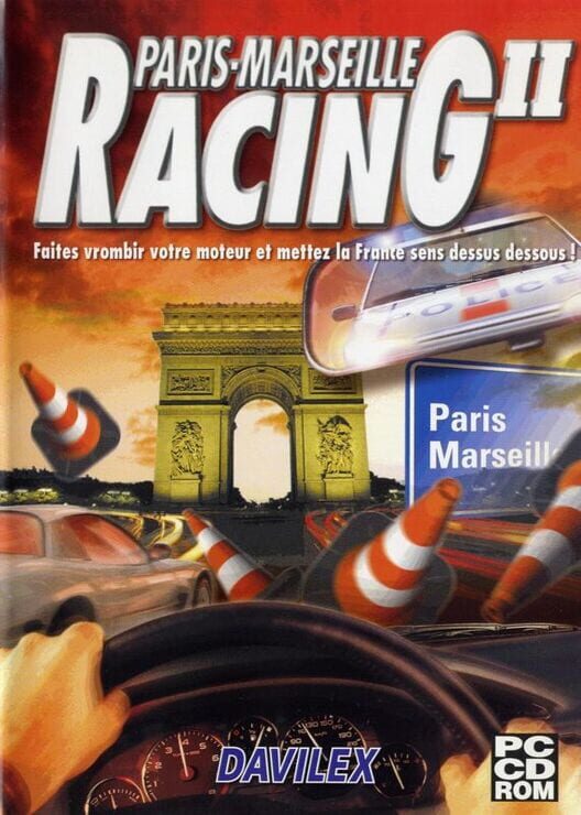 Paris-Marseille Racing II PS2 box art