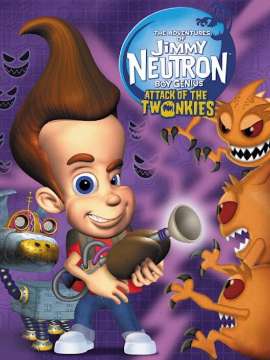 The Adventures of Jimmy Neutron Boy Genius: Attack of the Twonkies PS2 box art