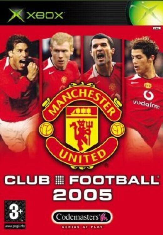 Manchester United Club Football 2005 PS2 box art