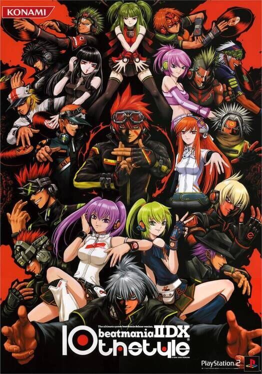 Beatmania Iidx 10th Style PS2 box art