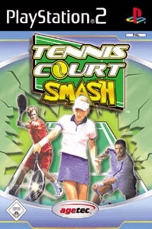 Tennis Court Smash PS2 box art