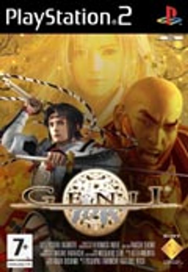 Genji: Dawn of the Samurai (Aka Genji: A Samurai with Downs) PS2 box art