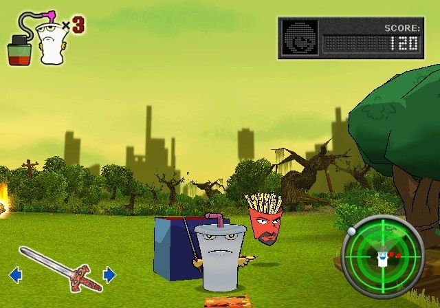 Aqua Teen Hunger Force Zombie Ninja Pro-Am screenshot 4