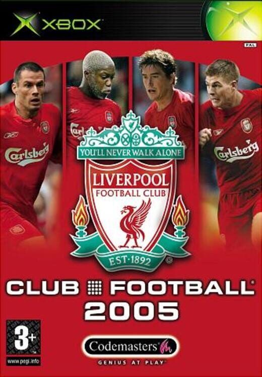 Liverpool Club Football 2005 PS2 box art