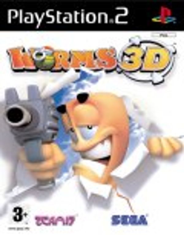 Worms 3D PS2 box art