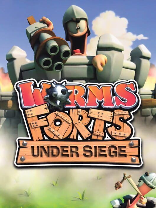 Worms Forts: Under Siege PS2 box art