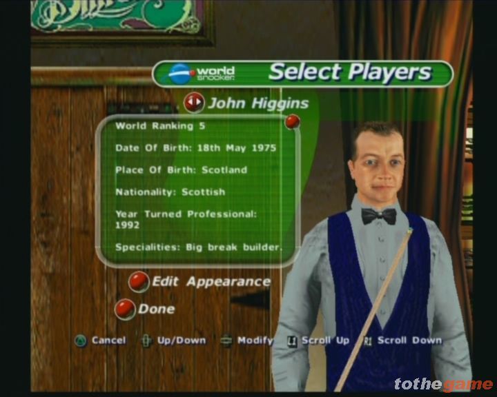 World Championship Snooker 2003 screenshot 34
