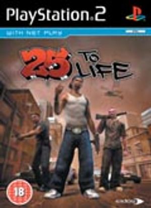 25 to Life PS2 box art