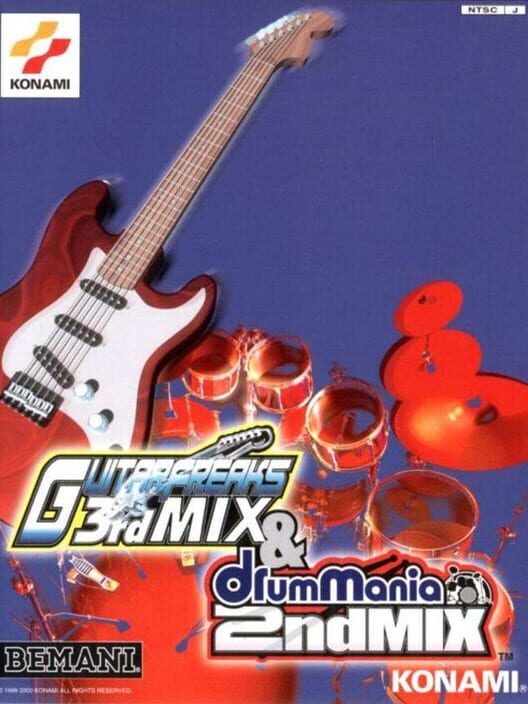 GuitarFreaks 3rdMix & DrumMania 2ndMix PS2 box art