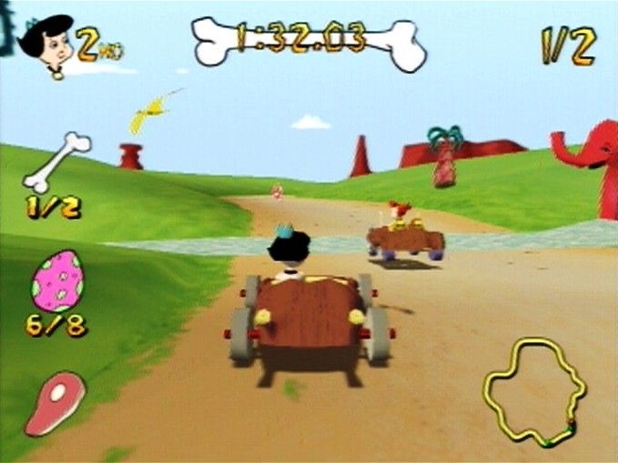Flintstones: Bedrock Racing screenshot 2