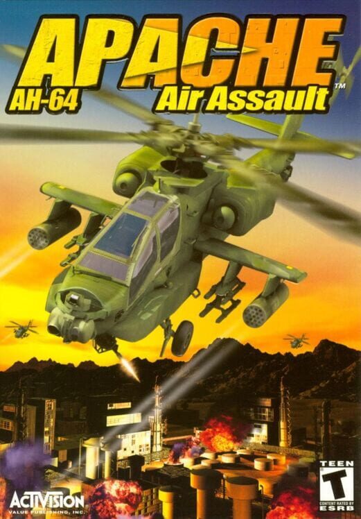 Ah-64 Apache Air Assault PS2 box art