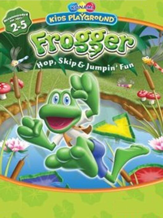 Konami Kids Playground: Frogger Hop, Skip & Jumpin' Fun PS2 box art