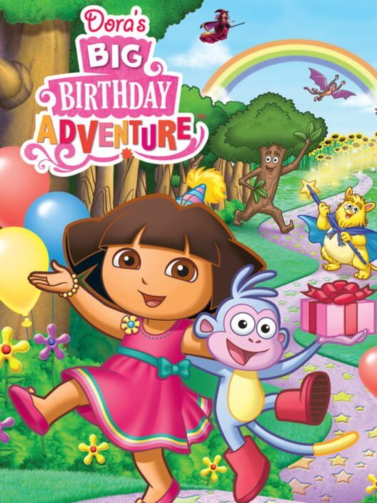 Dora the Explorer: Dora's Big Birthday Adventure PS2 box art