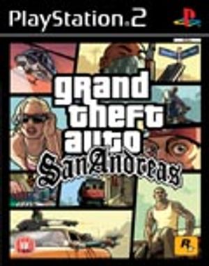 Grand Theft Auto: San Andreas PS2 box art