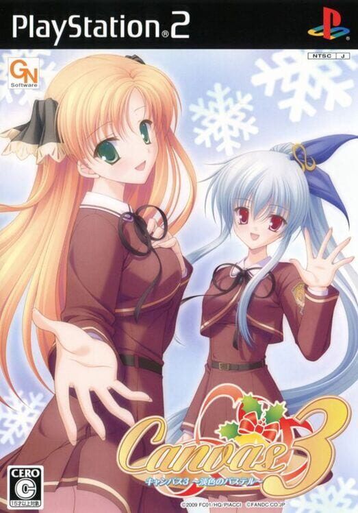 Canvas 3: Tanshoku No Pastel PS2 box art