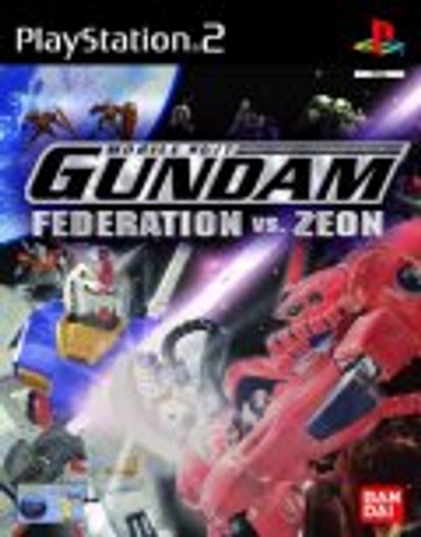 Mobile Suit Gundam: Federation vs Zeon PS2 box art