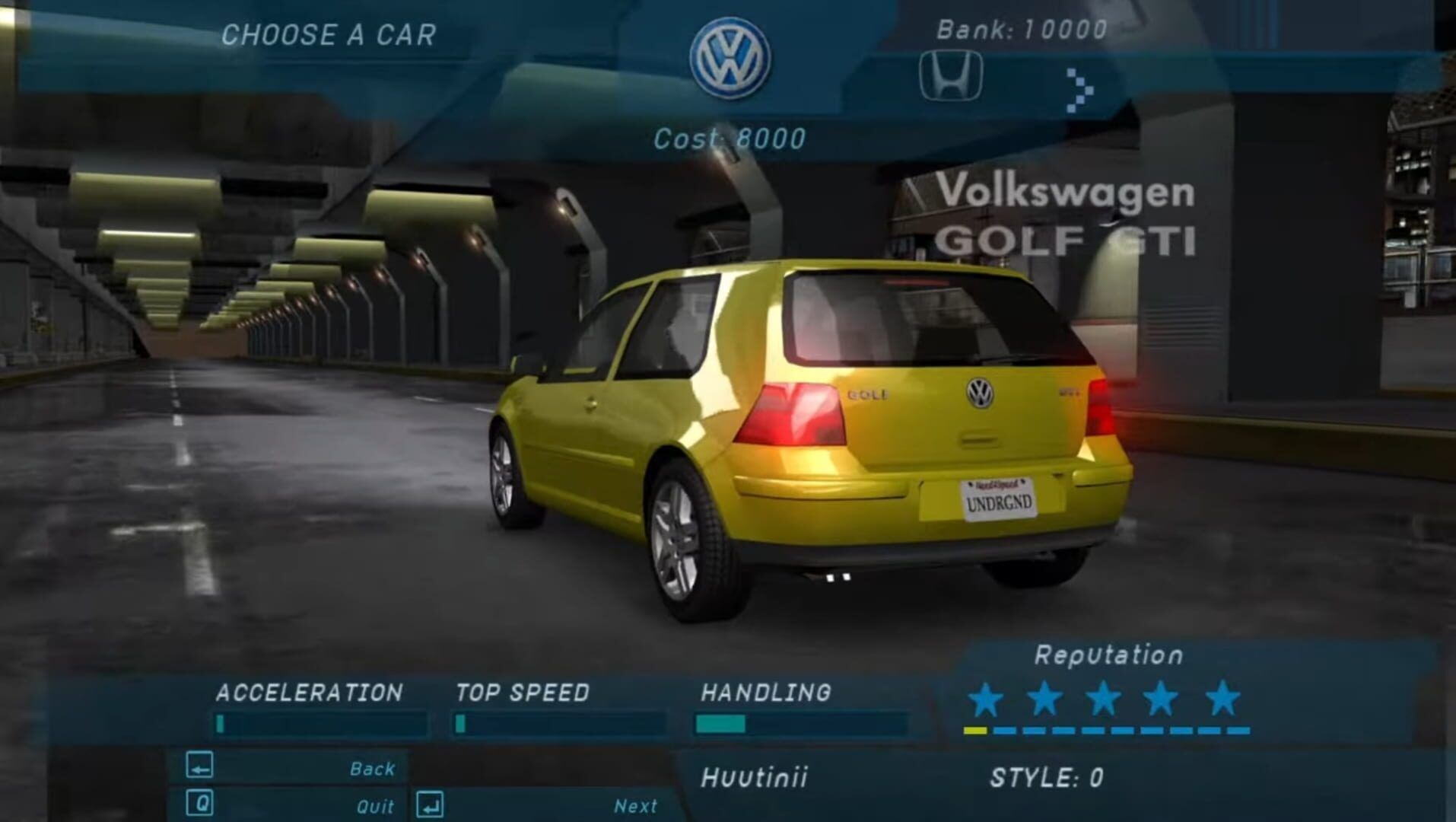 Need for Speed Underground screenshot 8
