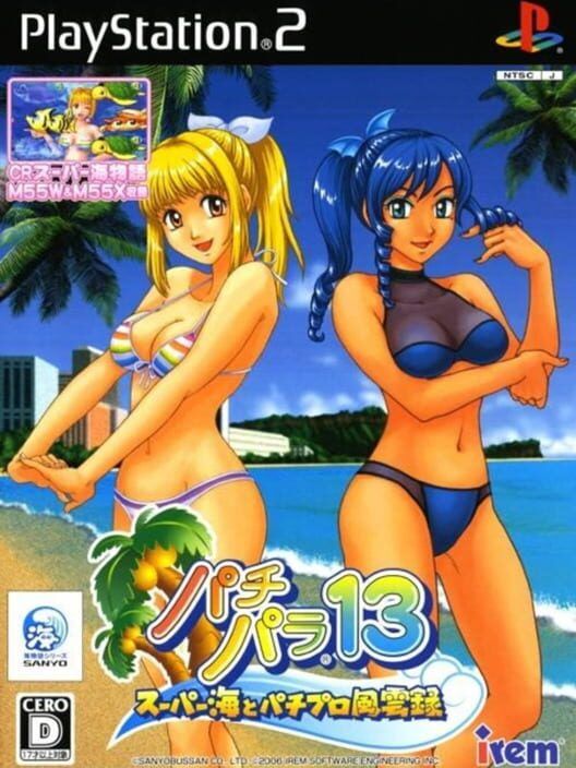 PachiPara 13: Super Umi to Pachipro Fuuunroku PS2 box art