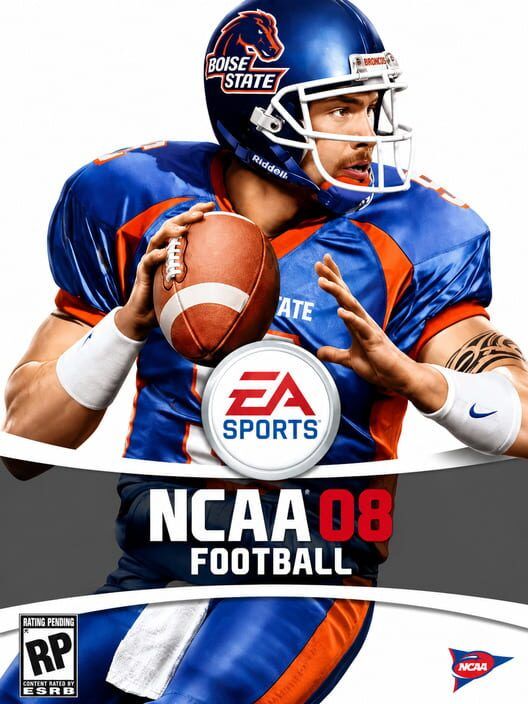 NCAA Football 08 PS2 box art