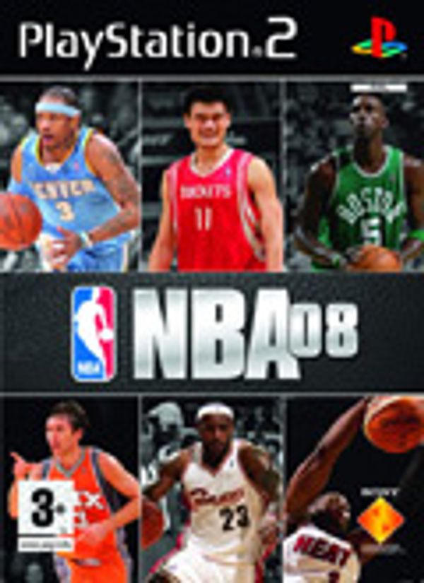 NBA ’08 PS2 box art