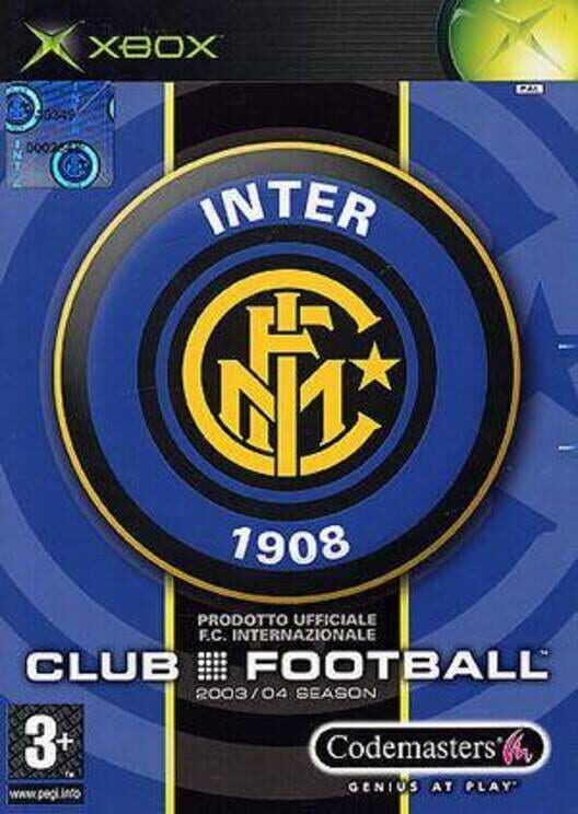 Inter Milan Club Football PS2 box art