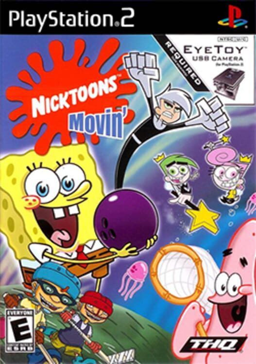 Nicktoons: Movin' PS2 box art