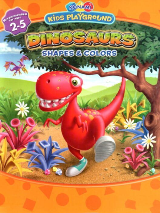 Konami Kids Playground: Dinosaurs Shapes and Colors PS2 box art