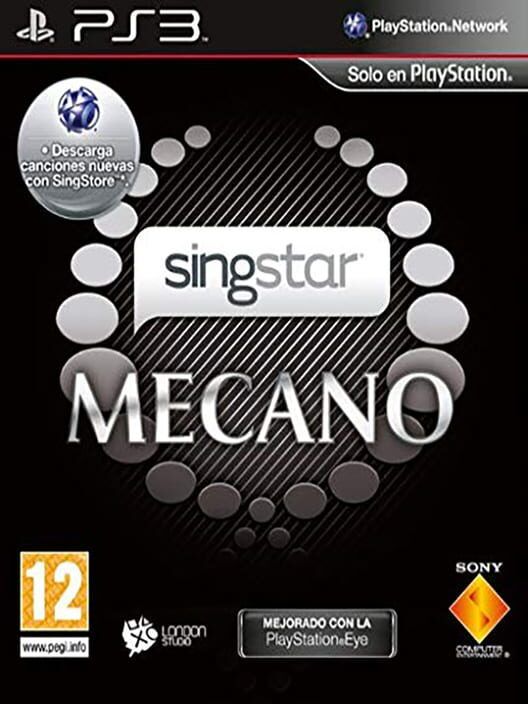 SingStar: Mecano PS2 box art