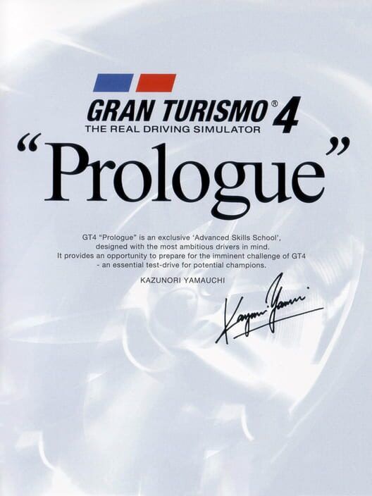 Gran Turismo 4 Prologue PS2 box art