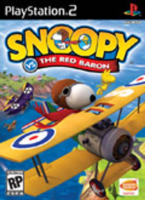 Snoopy vs the Red Baron PS2 box art