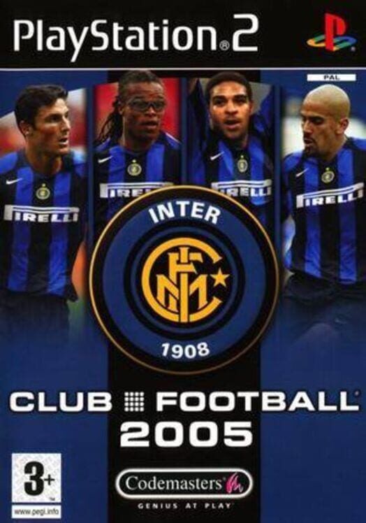 Inter Milan Club Football 2005 PS2 box art