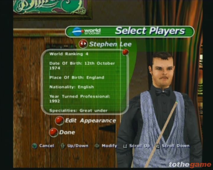 World Championship Snooker 2003 screenshot 36
