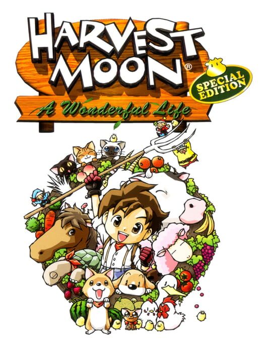 Harvest Moon: A Wonderful Life Special Edition PS2 box art