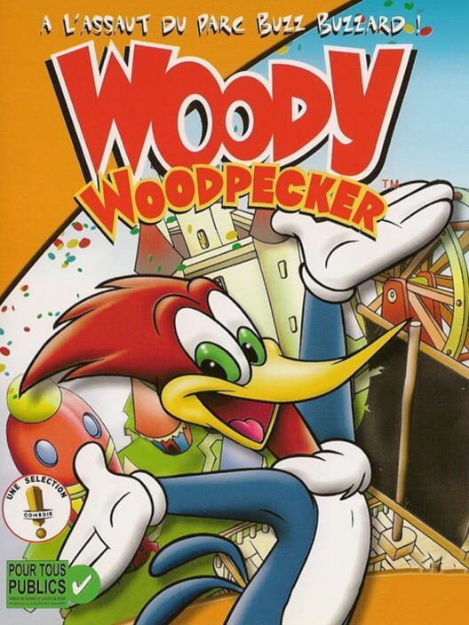 Woody Woodpecker: Escape from Buzz Buzzard Park PS2 box art
