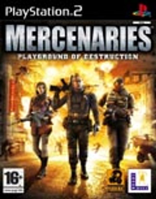 Mercenaries PS2 box art