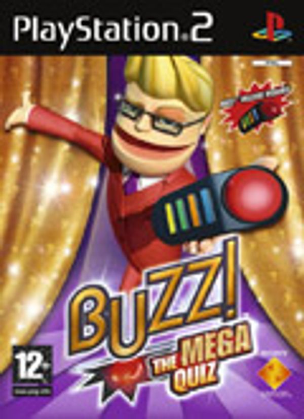 Buzz! the Mega Quiz PS2 box art