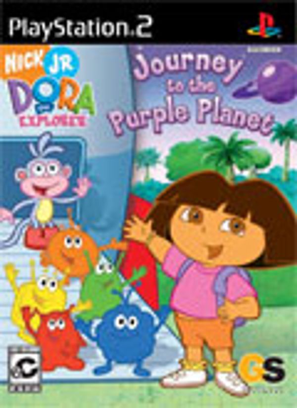 Dora the Explorer: Journey to the Purple Planet PS2 box art
