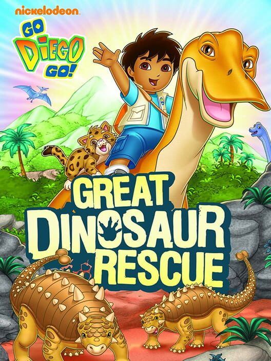 Go, Diego, Go! Great Dinosaur Rescue PS2 box art