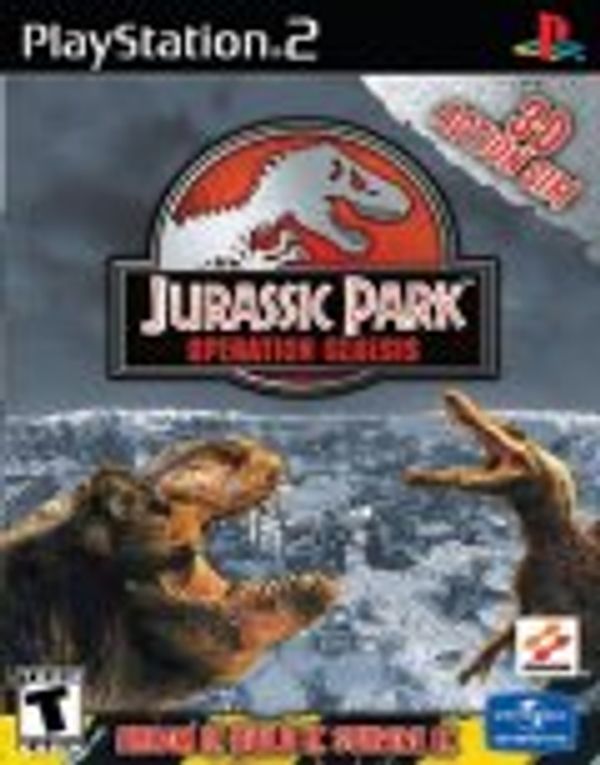 Jurassic Park: Operation Genesis PS2 box art