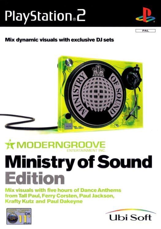 Moderngroove: Ministry of Sound Edition PS2 box art