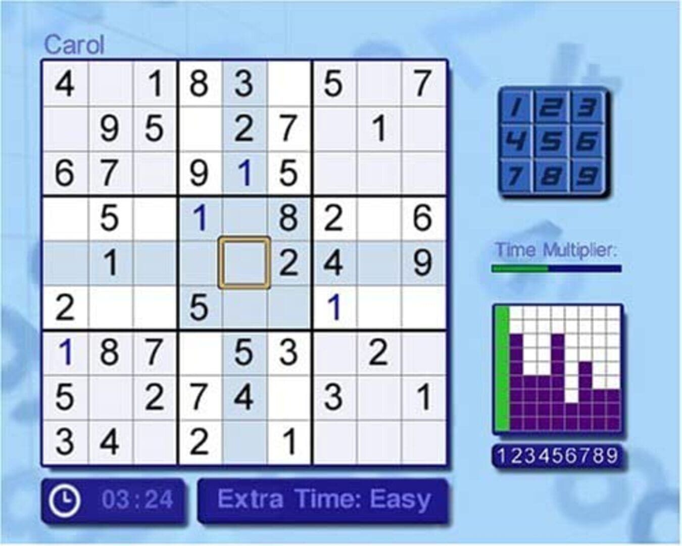 Carol Vorderman's Sudoku screenshot 1