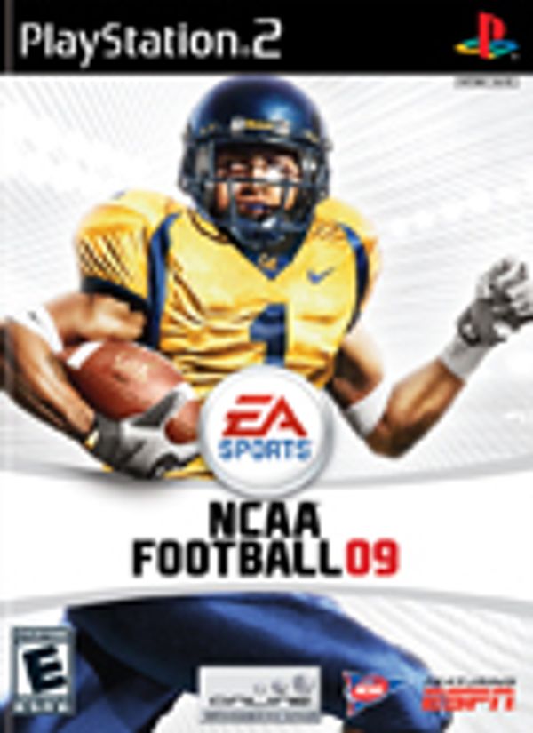 NCAA Football 09 PS2 box art
