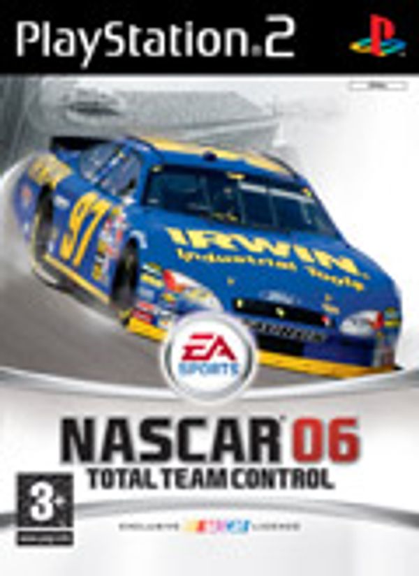 NASCAR 06: Total Team Control PS2 box art