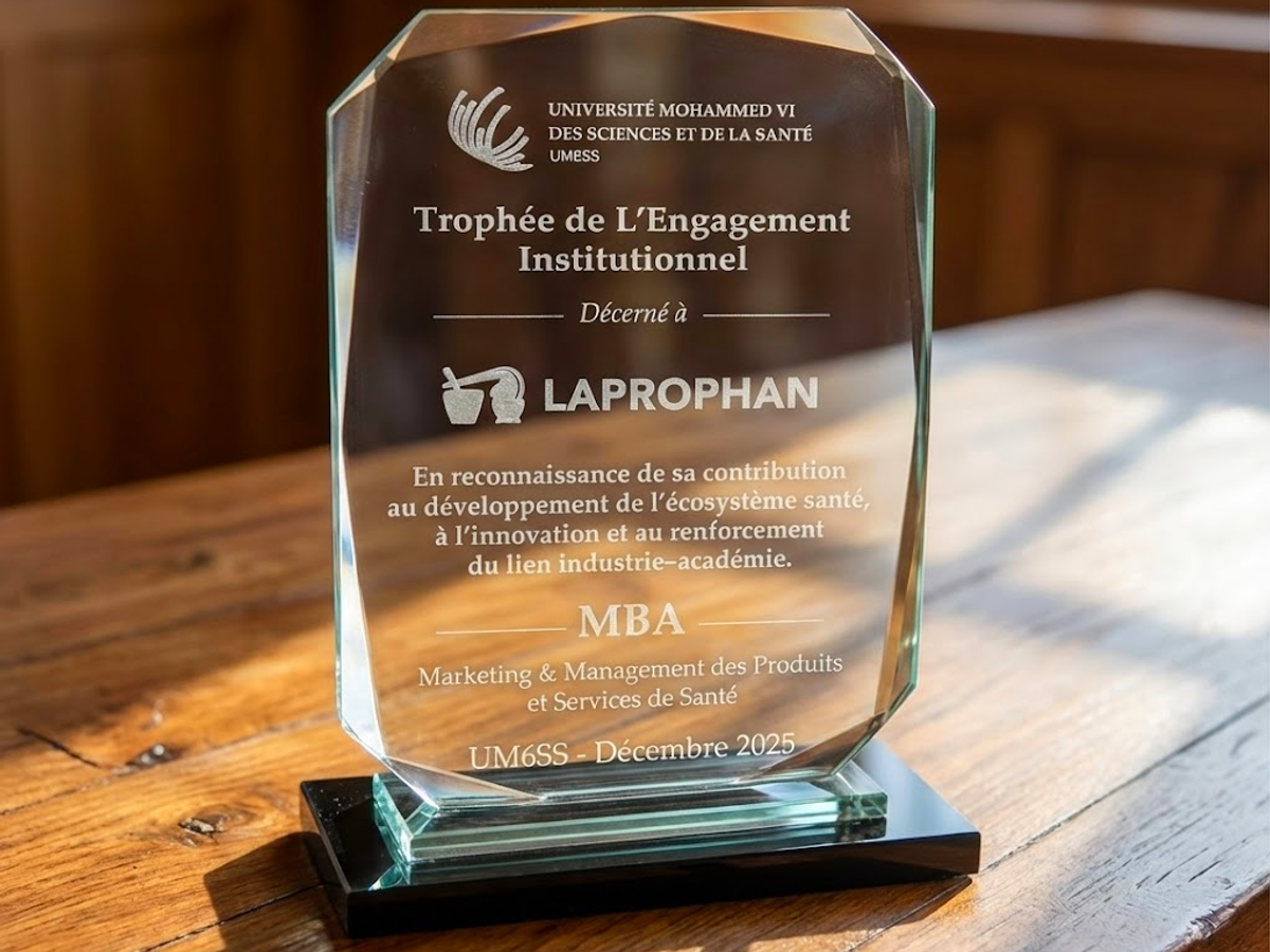 Laprophan lors de la Conférence Nationale UM6SS sur l'IA et le Marketing Pharmaceutique