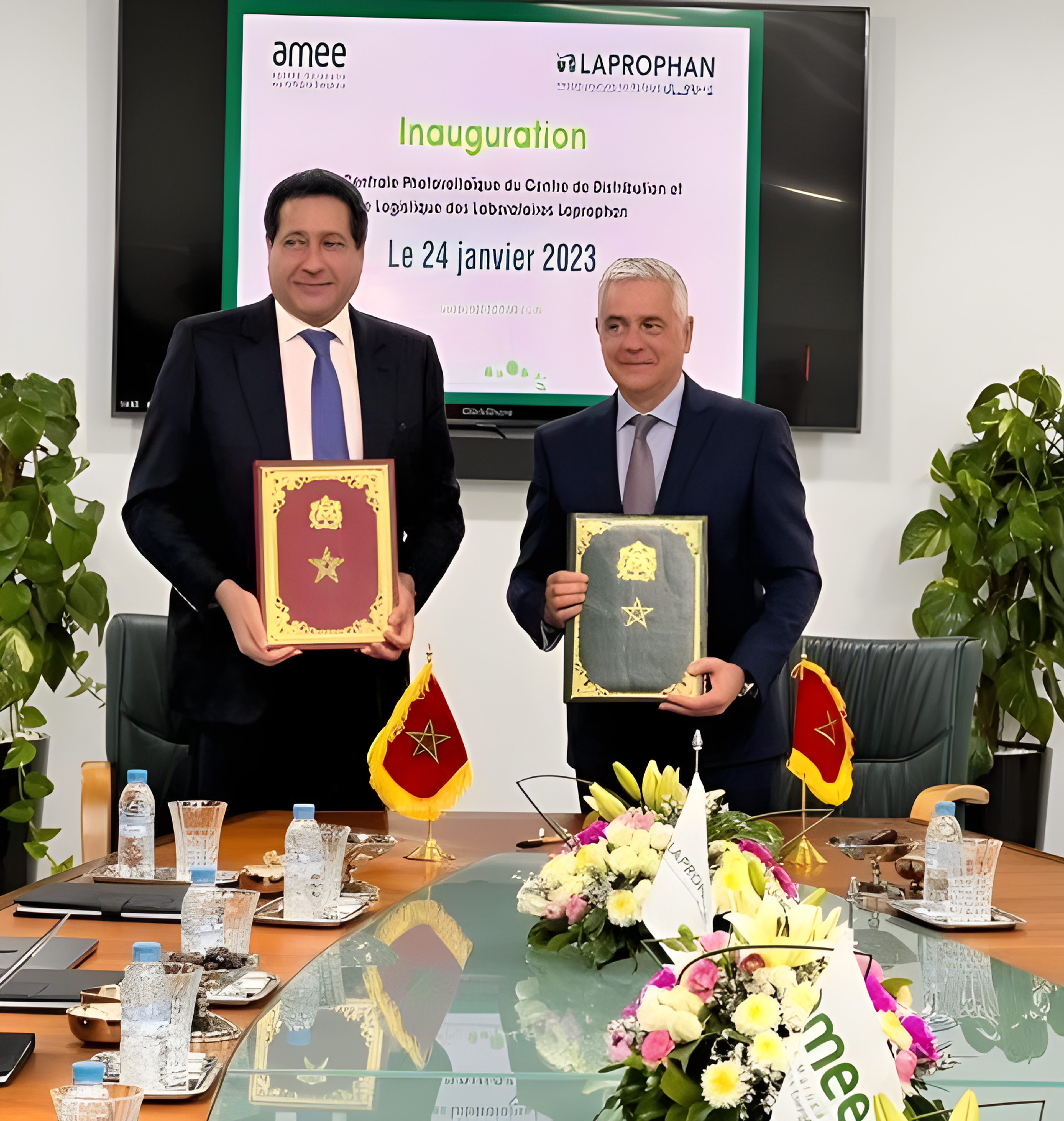 Inauguration of the Photovoltaic Plant at the Distribution and Logistics Center of LAPROPHAN Laboratories